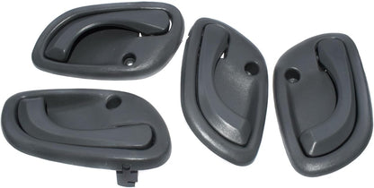 ya 4 8.14 Interior Door Handle Gray 4-Piece Set for Suzuki Grand Vitara Esteem XL-7