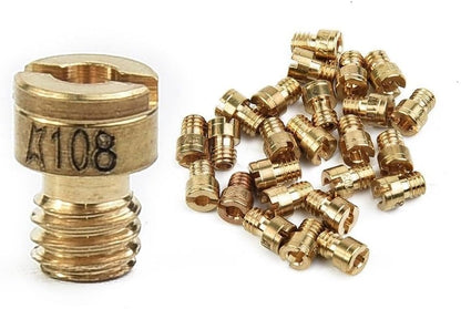 ya 23 10.7 baidi 25pcs New Carburetor Nozzle Main Jet Set 25x 4mm Spray Device