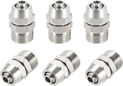 ya 14 9.20 baidi Re ble Fitting, Quick Coupler 1/4 G Male x 9/32 Hose ID Air Hose Plug 6pcs-1