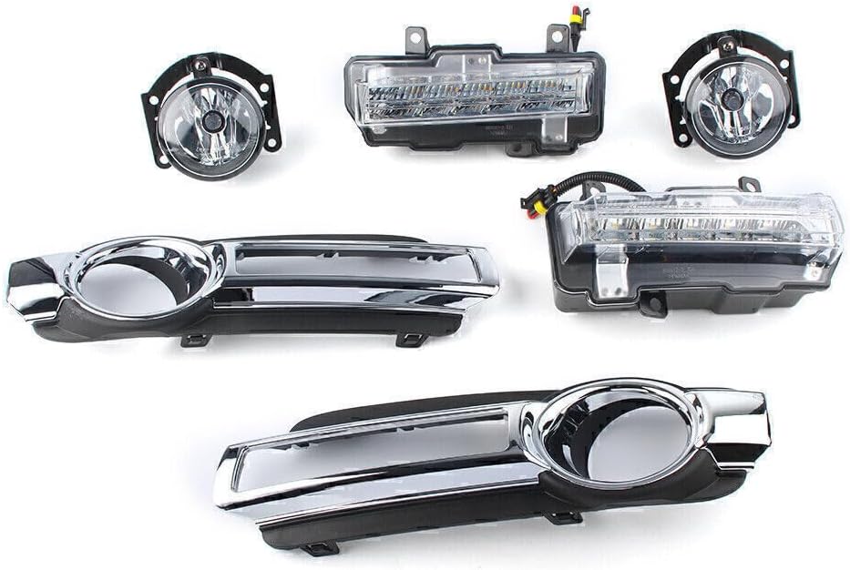ya 7 8.24 baidi Daytime Running Lights Fog Lights Kit for Mitsubishi Pajero Montero 2015-2017
