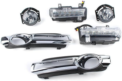 ya 7 8.24 baidi Daytime Running Lights Fog Lights Kit for Mitsubishi Pajero Montero 2015-2017