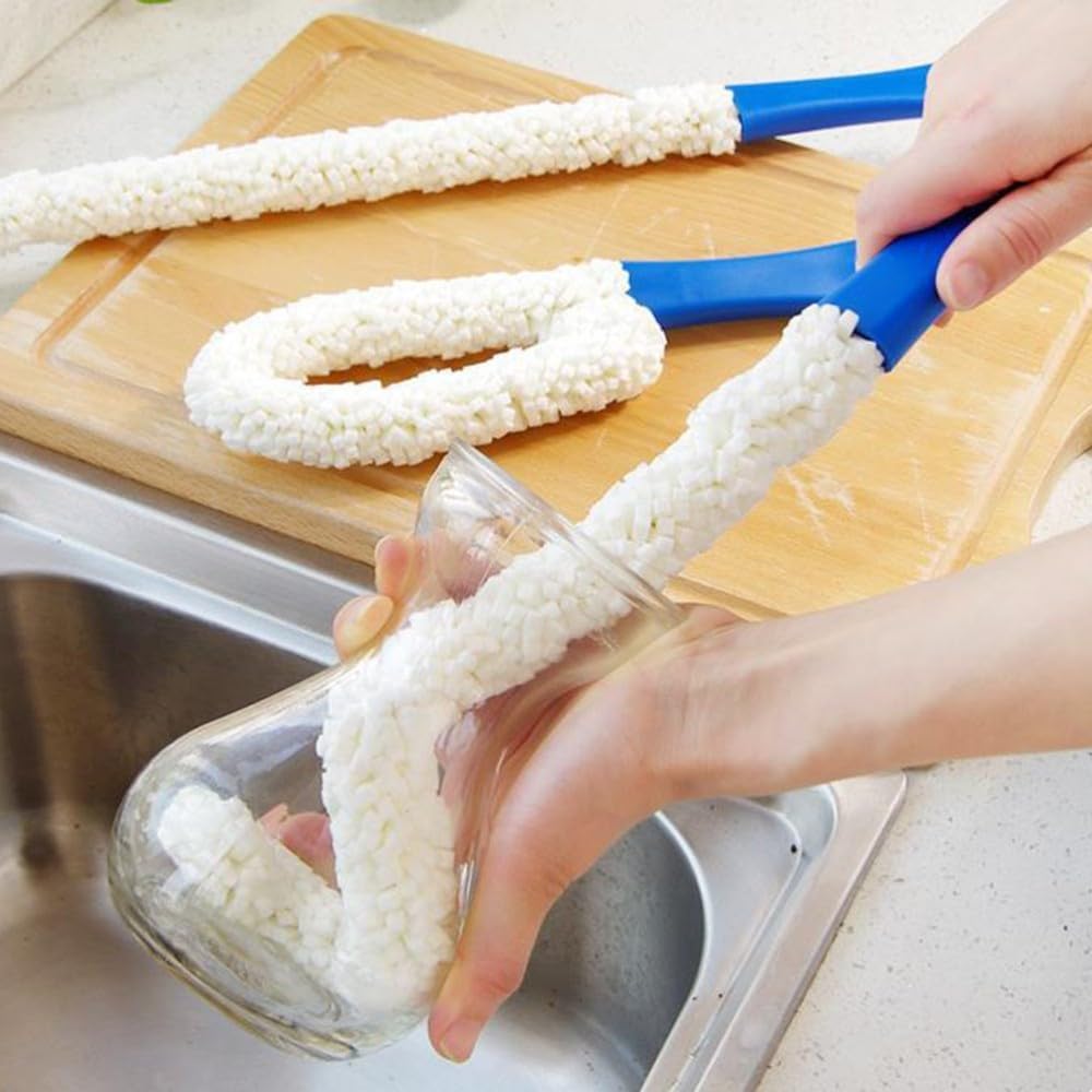 ya 26 10.21 baidi 2 PCS Cup Brush Washing Tool Scrubber Brushes Flexible Cleaner for