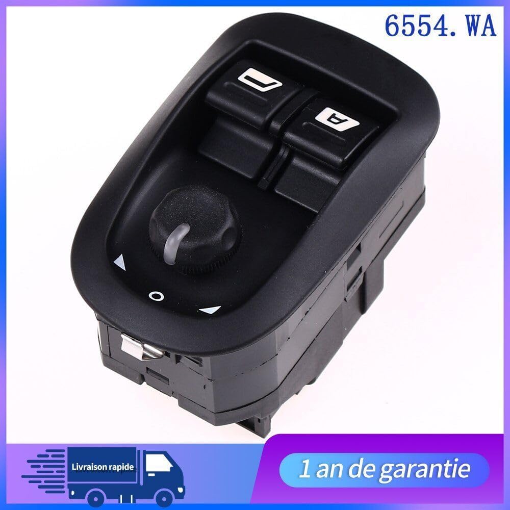 ya 4 8.8 Bouton COMMANDE Leve VITRE for Citro?n Pour Jumpy C2 for Peugeot 206 207 306 for Fiat 6554WA