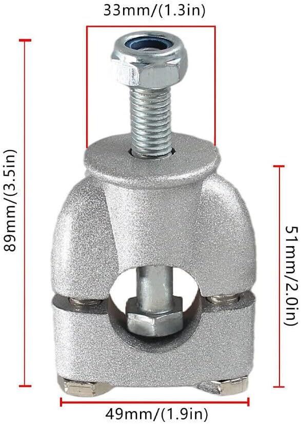 ya 7 8.24 baidi 22mm 7/8 inch handlebar riser mounting clamp adapter for motorcycles, ATVs, off-road bicycles 