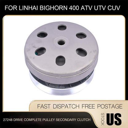 ya 7 8.24 baidi For Linhai Bighorn 400 ATV UTV Drive Complete Pulley Secondary Clutch 27248