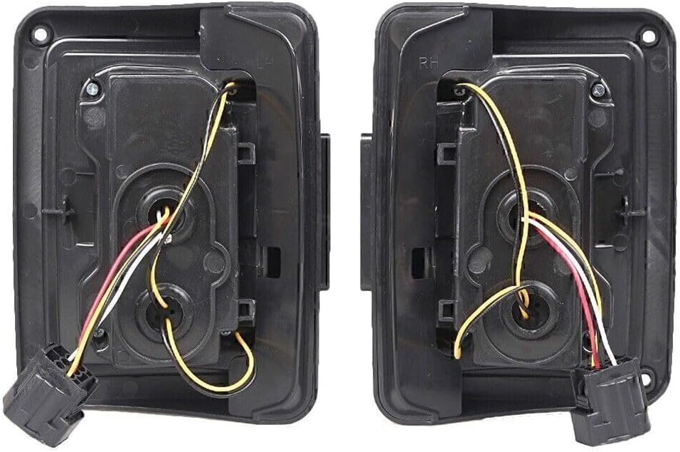 ya 7 8.24 baidi 2x LED Rear Tail Light Brake Turn Signal Reverse for Jeep for Wrangler JK 2007-2017