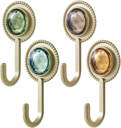 ya 26 10.21 baidi 4 Pcs Stainless Wall-Mounted Coat Hook Bath Robe Adhesive Hooks for Key