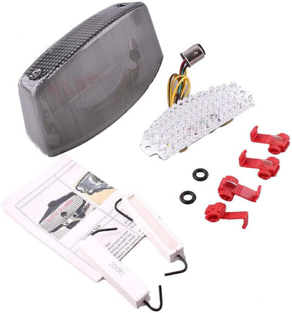 ya 5 8.24 baidi Smoke Rear Turn Signals Tail Light Fit for Ducati ALL MONSTER 1994-2010 95 96