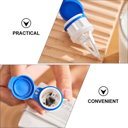 ya 14 9.20 baidi 4 Pcs Drink Deflector Bottle Spout Pourer Drinking Funnel Covers-1