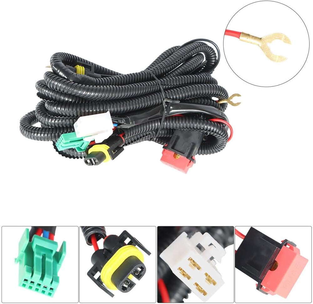ya 9 10.24 Suitable for 2012-2015 for Toyota Tacoma fog light bumper driving light + switch + bulb clear -