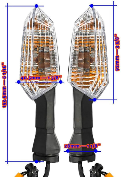 ya 4 8.10 Rear Turn Signal Light Indicator for Kawasaki Z1000SX ER-6F NINJA 300 650 1000