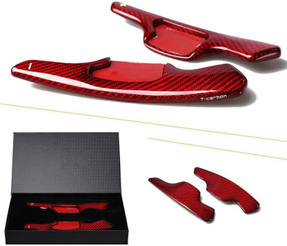 ya 5 8.24 baidi Red Carbon Fiber Steering Wheel Shift Paddle Extension for Fit for Ford Taurus