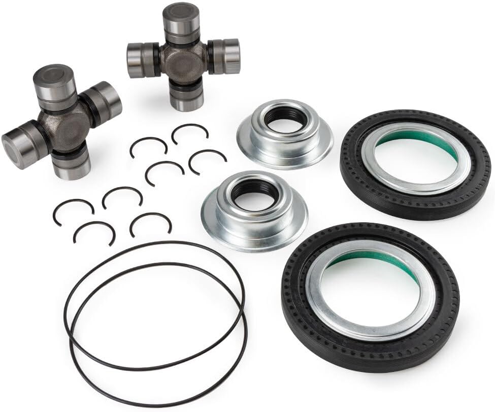 ya 4 8.8.2 for 2005-2014 for Ford F250 F350 4x4 Front Axle Seal and U Joint Kit Dana Super 60