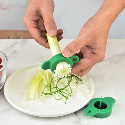 ya 14 9.20 baidi Kitchen Stainless Steel Scallion Spring Onion Vegetable Shredder Slicer Cutter-1