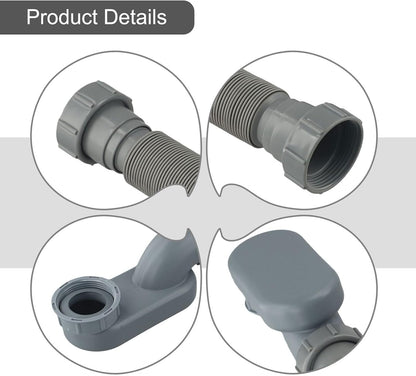 ya 26 10.21 baidi ABS For Bathtub Drain Pipe P Trap for eestanding Tubs Efficient Drai ge