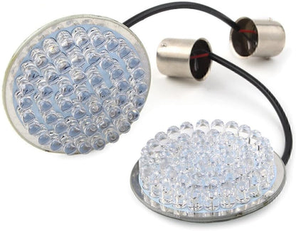 ya 4 8.10 2X Red LED Rear Turn Signal Light Blinker For Harley Softail Touring Sportster