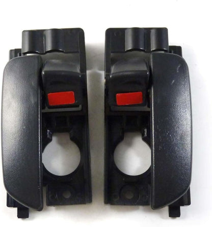 ya 2 8.15 2006-2011 for Hyundai Accent GLS 2 Piece Front Door Handle L&R Black 