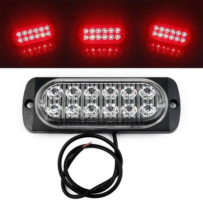 ya 13 9.15 baidi 2X Rear-Red Fog 12-Led Lamp Light 12/24v Universal-Truck Car Van Bus Cab Lamps