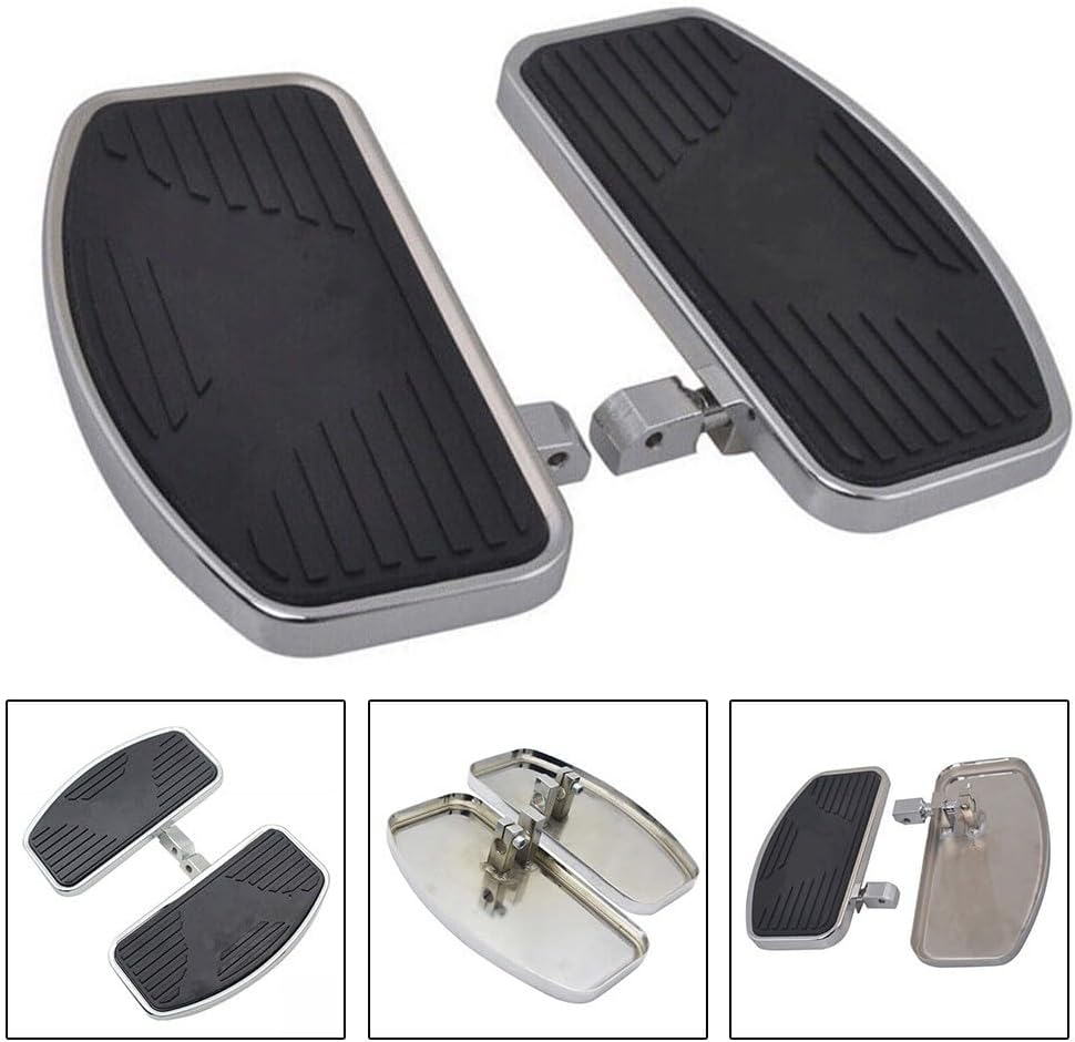 ya 2 8.15 2 L+R Adjusted Motorcycle Front Rider Floorboards Foot Boards Pedal