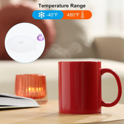 ya 14 9.20 baidi Silicone Cup Lids for Drinks, 4Pcs 4.3 Airtight Suction Seal Mug Cup Cover Cap-1