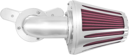 ya 5 8.10 Cone Chrome Air Filter Red Intake for Harley Touring Road Electra Glide 00-2007