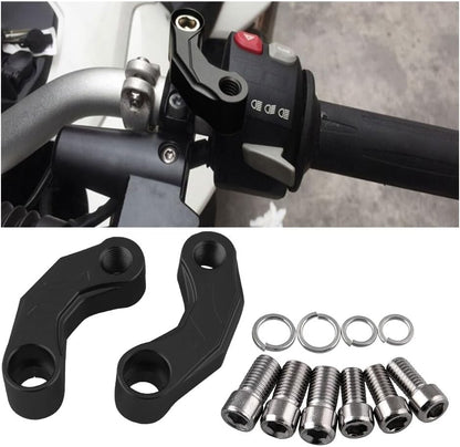 ya 4 8.10 Motorcycle Mirrors Riser Extension Brackets Adapter for BMW R1200GS LC R1200