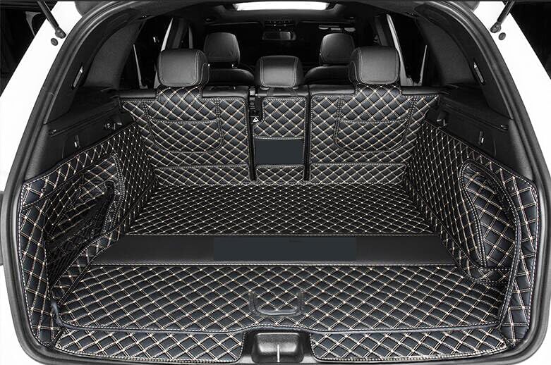 ya 4 8.10 Leather Boot Cargo Liner Tray Rear Trunk Floor Mat for Mercedes-Benz GLE 2020-23