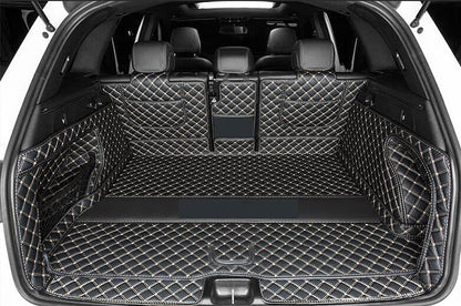 ya 4 8.10 Leather Boot Cargo Liner Tray Rear Trunk Floor Mat for Mercedes-Benz GLE 2020-23