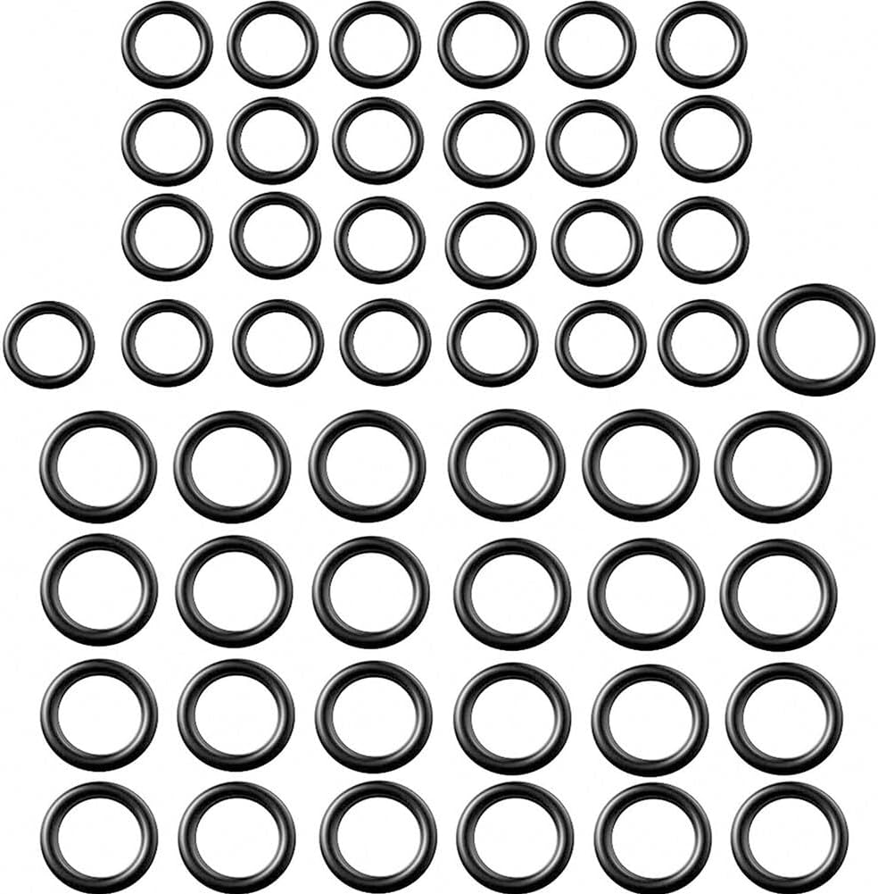 ya 26 10.21 baidi 50 Pressure Washer O Rings Hose Ring Kit for 1/4 3/8 M22 Quick Connect Coupler