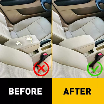 ya 4 8.14 for 2002-2008 for Audi A4 Armrest Center Box Console Lid Cover Beige Leather Replace