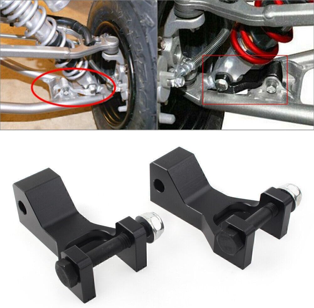 ya 11 9.14 zhengce for Yamaha Raptor 700 350 660 700R ATV Pair Front Lowering Kit Aluminum Bla