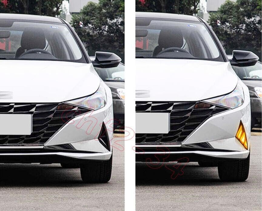 ya 9 10.24 DRL LED Daytime Running Lights Bumper Fog Lights Signals Suitable for Hyundai for Elantra 21-22-