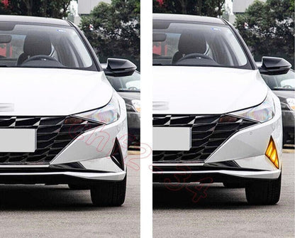 ya 9 10.24 DRL LED Daytime Running Lights Bumper Fog Lights Signals Suitable for Hyundai for Elantra 21-22-