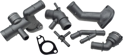 ya 2 8.15 Aluminum engine coolant flange pipe set of 6 pieces suitable for VW for Golf for JETTA CC