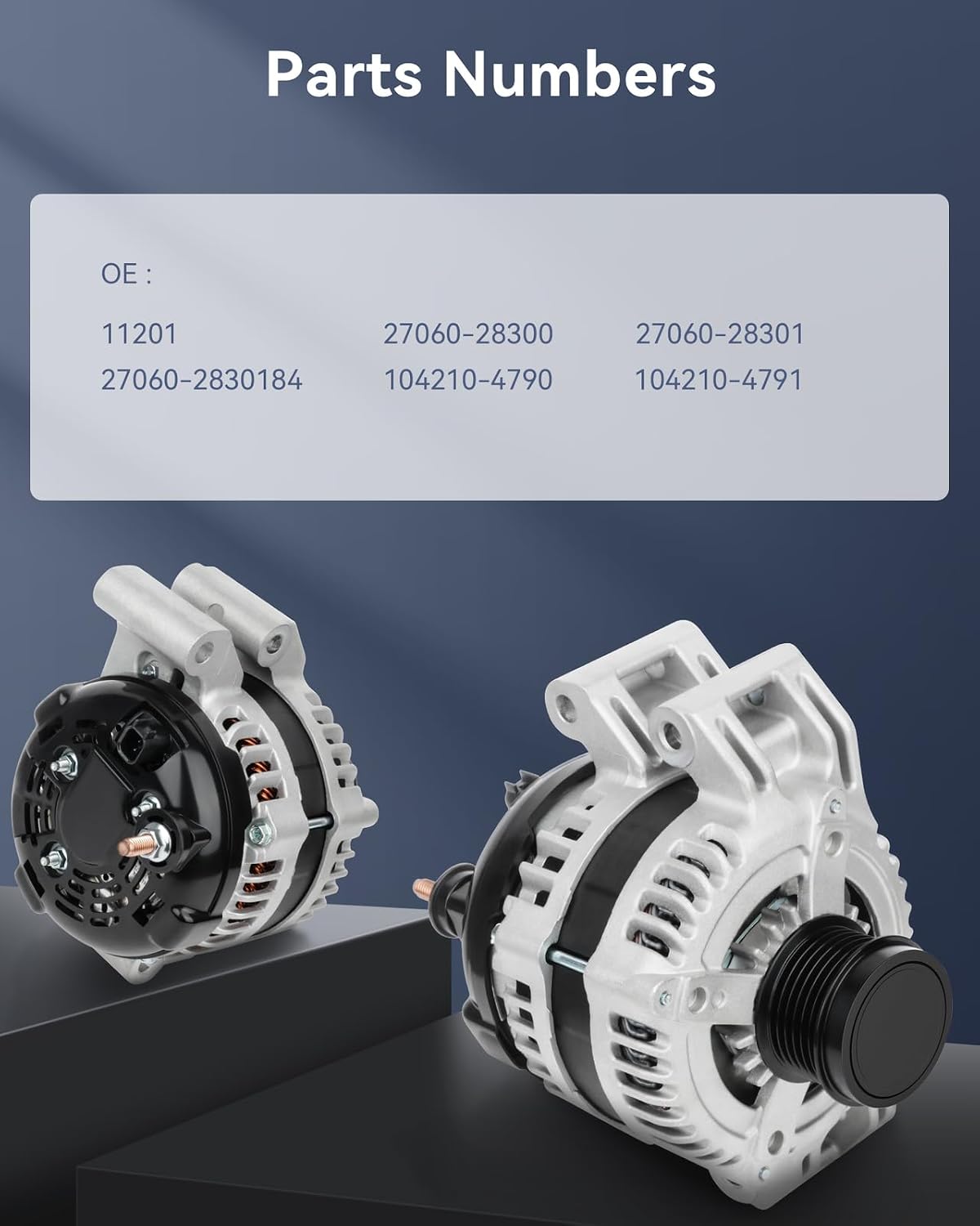 ya 27 10.13 baidi New Silver Alternator AND0578 Fit for 2011-2018 for Jeep Grand Cherokee 36L V6