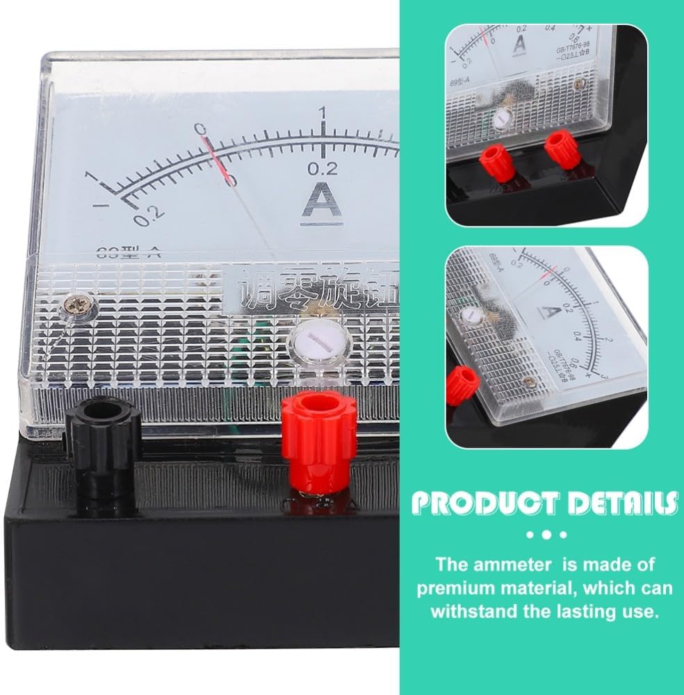 ya 4 8.24 baidi 2 Pcs Dual-range DC Meter Multi-function Ammeter Student for Physics Lab