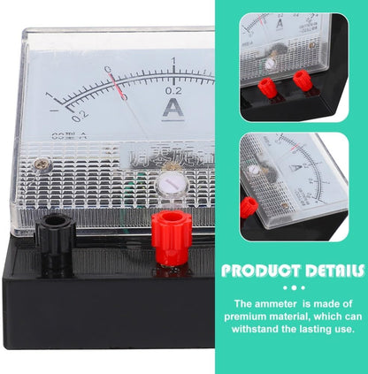 ya 4 8.24 baidi 2 Pcs Dual-range DC Meter Multi-function Ammeter Student for Physics Lab