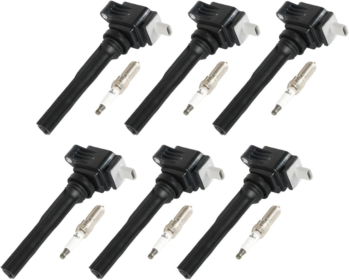 ya 9 10.24 6* Ignition Coils+6* Iridium Spark Plug for Ford F150 UF826+94372 vastvehicle