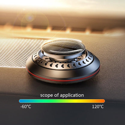 ya 6 8.24 baidi Solar Air Freshener Rotation Perfume Diffuser for CarHome Offices Accessories
