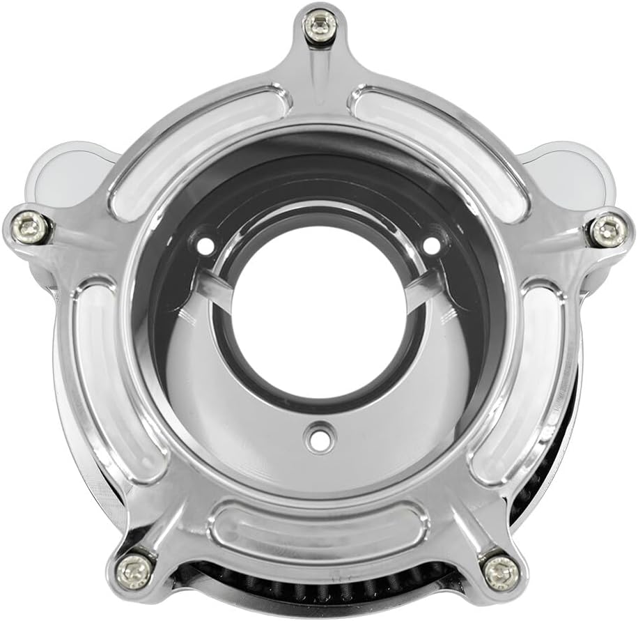 ya 5 8.10 Overt Air Filter Cleaner Grey Intake Fit for Harley Road Electra Glide 2008-2016