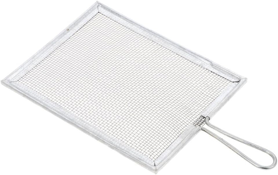 ya 14 9.20 baidi Square Sieve Ceramic Tools Multi-purpose Strainer Metal Fine Mesh-1