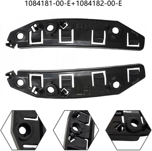 ya 5 8.10 2X Front Left Right Bumper Bracket Retainer for Tesla Model 3 17-23 1084181-00-E