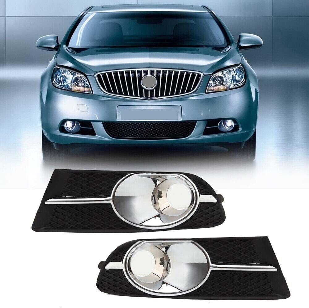 ya 13 9.15 baidi Front bumper fog lamp grille cover decoration for Buick Verano Excelle GT 2