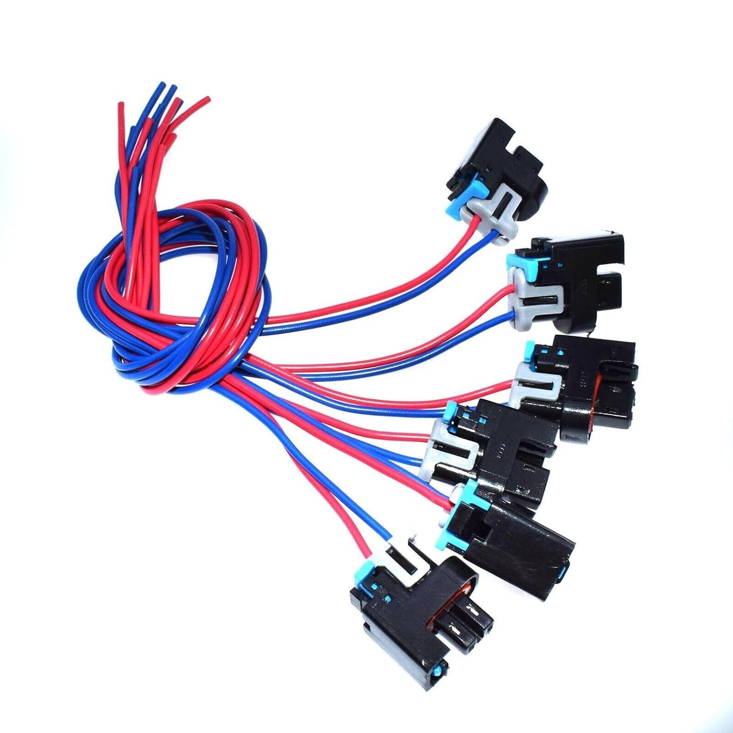 ya 2 8.15 6-Piece Wiring Harness Connector, bidirectional, Suitable for Universal for for Saturn Fuel Injector 575356 1P1575 PT2135