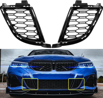 ya 27 10.13 baidi Fits For G20 G21 330i M Sport 19-22 Front Left & Right Bumper Under Mesh Grille