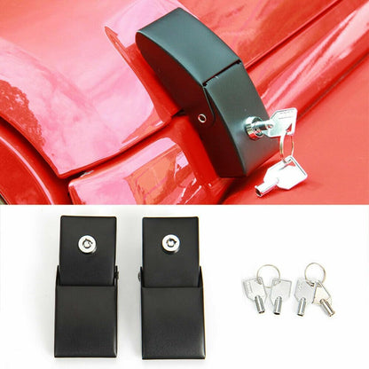 ya 4 8.14 Locking Hood Side Catch Latch Buckle Lock for 2007-23 for Jeep for Wrangler JK JKU JL JT