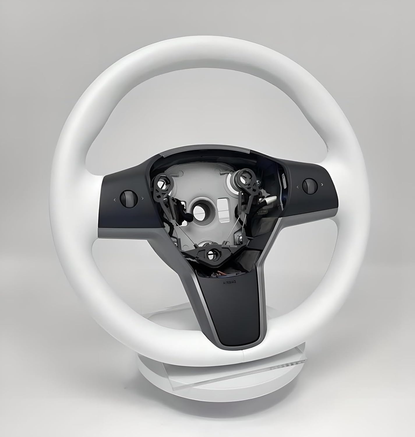 ya 5 8.10 White Steering Wheel for Tesla for Model 3 Y Driver W/Heated Leather 1490214-00-B