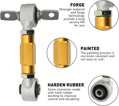 ya 13 9.15 baidi Adjustable Front Upper + Rear Camber Arm Control Rod for Honda for Civic 92-95 EG
