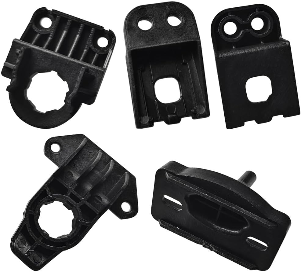 ya 5 8.10 Front Headlight Bracket Repair Kit Black for X5 G05 2019-2022 X6 G06 2020-2022