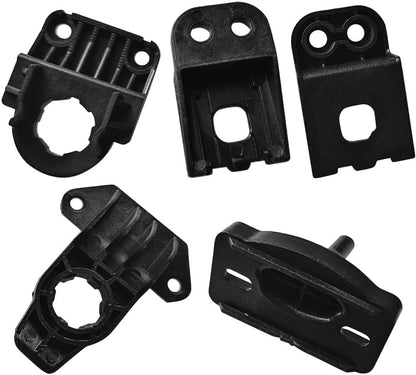 ya 5 8.10 Front Headlight Bracket Repair Kit Black for X5 G05 2019-2022 X6 G06 2020-2022